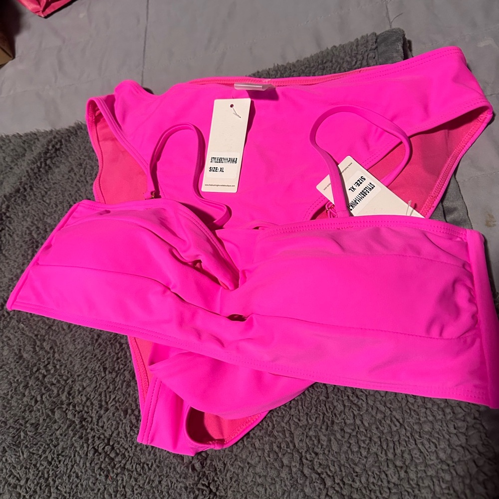 Vibrant Pink Bikini Set